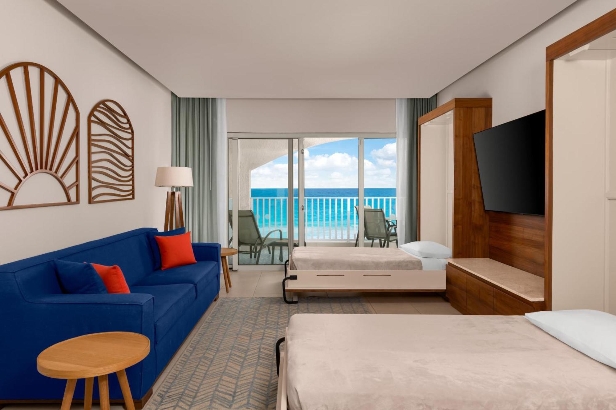 Suíte Enclave à Beira-Mar com 1 Cama King-Size e 2 Camas Embutidas